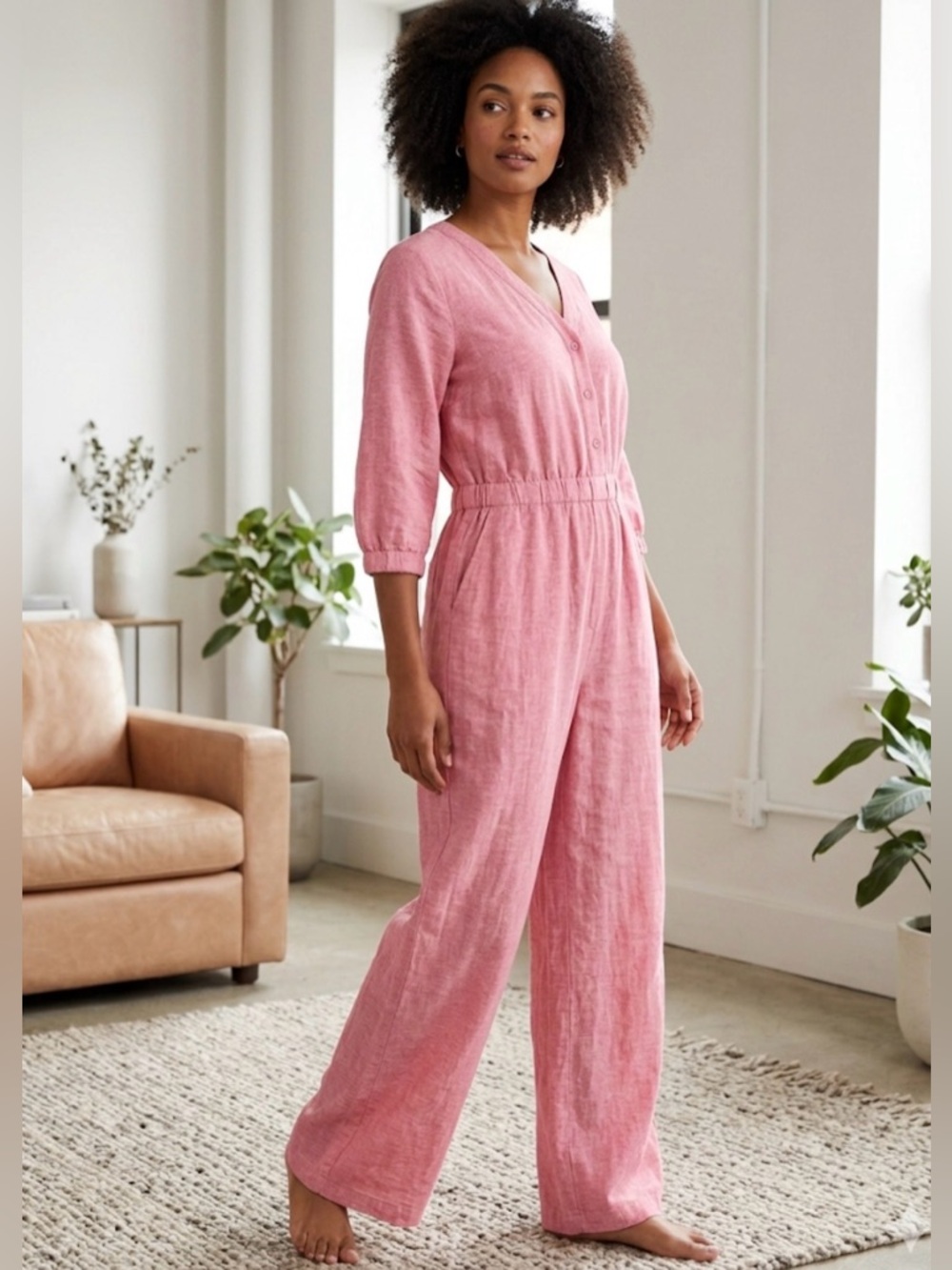 Liz Claiborne Rapture Rose women’s XL half-Sleeve jumpsuit NWT